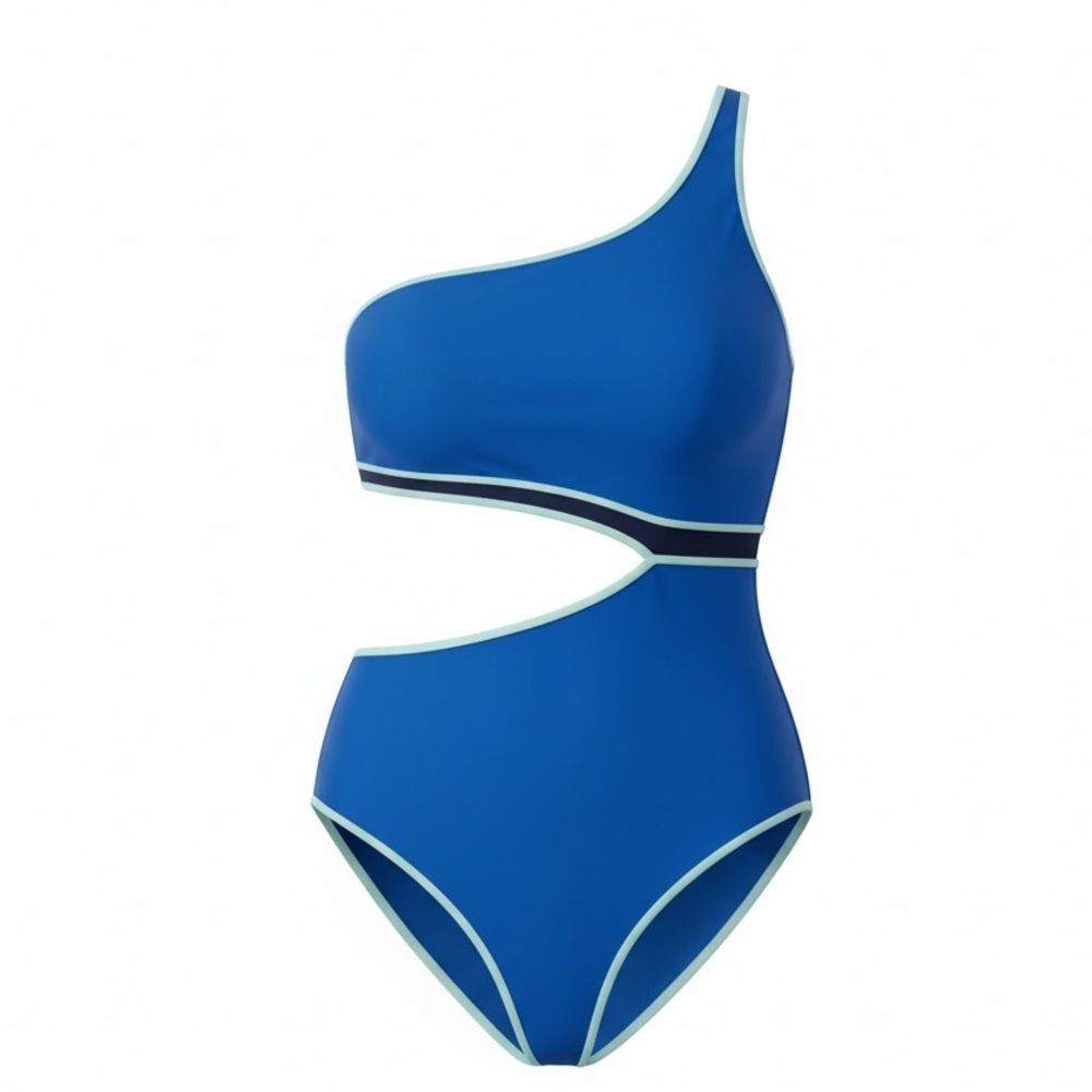 Juan de Dios Reversible Galapago One Piece in Navy Blue/Dark Blue Swimsuit